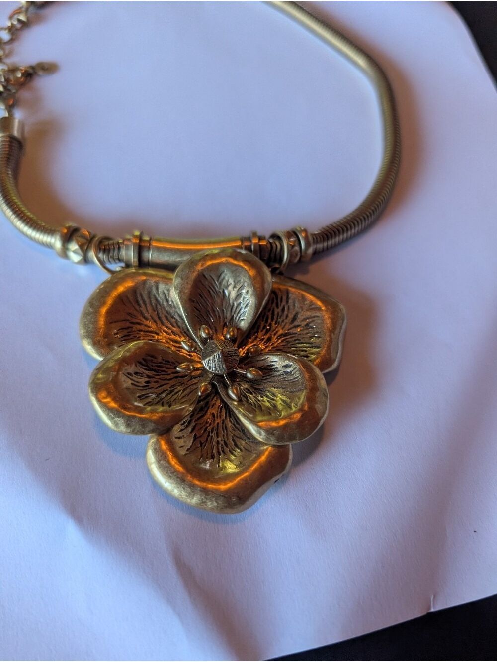 Stella & Dot Bloom Statement Necklace - Picture 3 of 7